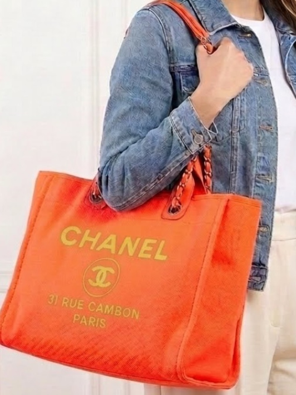 CHANEL Deauville Large Tote